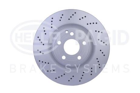 HELLA PRO HIGH CARBON DB гальмівний диск передн. C218, X218 HELLA PAGID 8DD 355 126-381