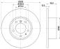 HELLA PRO HIGH CARBON BMW диск гальмівний передн.5-serie E34 88- HELLA PAGID 8DD 355 127-021 (фото 4)