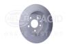 HELLA PRO HIGH CARBON DB диск гальмівний задн. Vito 95-03 (280*10) HELLA PAGID 8DD 355 127-241 (фото 3)