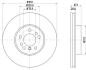 HELLA PRO HIGH CARBON BMW гальмівний диск передн. X5 (E53) HELLA PAGID 8DD 355 127-631 (фото 4)