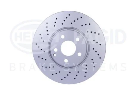 HELLA PRO HIGH CARBON DB гальмівний диск передн. W211, W220 PAGID 8DD 355 128151