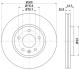 HELLA PRO HIGH CARBON CHEVROLET диск гальмівний передн.Cruze 1.6 09-,Opel Astra j (16) D=300 HELLA PAGID 8DD 355 129-171 (фото 4)