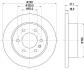 HELLA PRO DB диск гальмівний задній SPRINTER 3,5 18- HELLA PAGID 8DD 355 131-841 (фото 1)