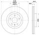 HELLA PRO FORD диск гальмівний передн MONDEO V Turnier 14- HELLA PAGID 8DD 355 132-421 (фото 4)