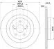 HELLA PRO TOYOTA гальмівний диск задн. RAV 4 V 18- PAGID 8DD 355 134961 (фото 1)
