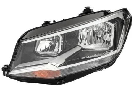 VW фара основна галоген з лампами,мотором,H7/H7 W21/5W з денний.світлом лів.Caddy IV 15- HELLA 1EA 012 286051