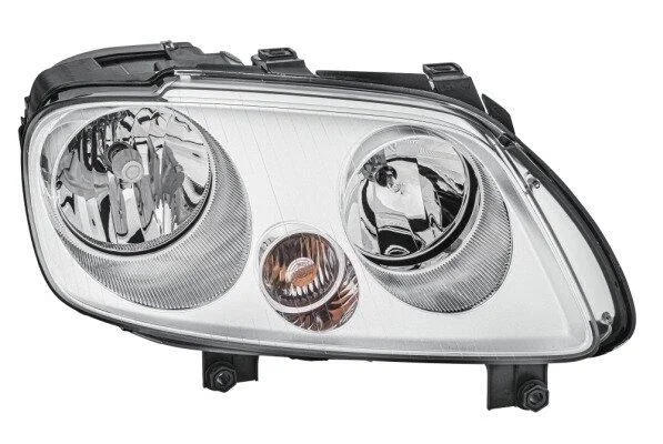 VW фара основна галоген (Visteon) з мотором,без ламп H7/H1 PY21W W5W прав.Caddy III,Touran 04- HELLA 1EE 010 203021 (фото 1)