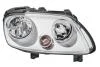 VW фара основна галоген (Visteon) з мотором,без ламп H7/H1 PY21W W5W прав.Caddy III,Touran 04- HELLA 1EE 010 203021 (фото 1)