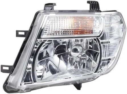 NISSAN фара основна H4 з мотором регул.лів.Navara,Pathfinder III 05- HELLA 1EE 238 055011
