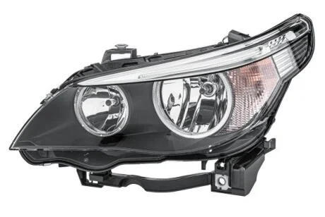 BMW фара основна галоген з лампами з мотором H7/H7 PY21W W5W лів.5 E60 03-07 HELLA 1EF 008 673071