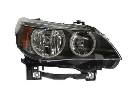 BMW фара основна галоген з лампами з мотором H7/H7 PY21W W5W прав.5 E60 03-07 HELLA 1EF 008 673081