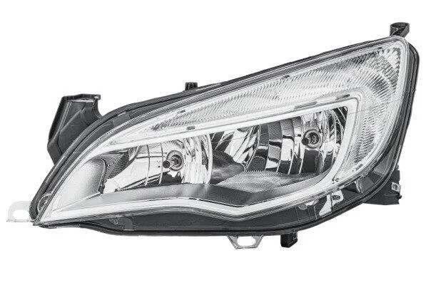 OPEL Фара основная галоген с лампами,мотором,H7/H7 W21/5W лів.Astra J 09- HELLA 1EG 010 011311 (фото 1)