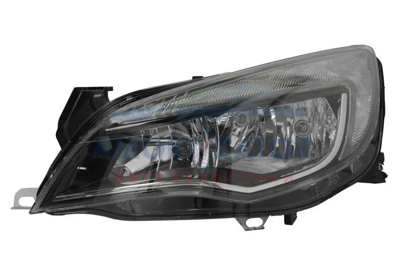 OPEL фара основна галоген з мотором,H7/H7 W21/5W лів.Astra J 12- HELLA 1EG 010 011671 (фото 1)