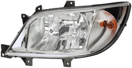 DB фара основна галоген з мотором з лампами H7/H3/H7 PY21W W5W прав.Sprinter 02- HELLA 1EH 246 047061