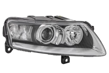 VW Фара основная Bi-Xenon с мотором,без газоразр.лампы,D2S P21W PY21W W5W прав.Audi A6 04- HELLA 1EL 008 881421