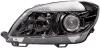 SKODA Фара основна Monte Carlo (черная) з мотором рег.H7 PY21W W5W лів.Fabia II,Roomster 10- HELLA 1EL 010 417-491 (фото 1)