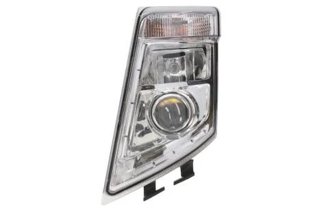 Фара Лів (H7/H7/LED/PY21W, ручн, без мотора, колір відбивача: хром, колір повороту: прозор) VOLVO FH, FH II, FH16, FM 09.05- HELLA 1EL010478091