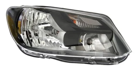VW Фара основная галоген с мотором,с лампами H4 PY21W PY21W с дневн.светом прав.Caddy III 06/13 - HELLA 1EL 010 551121