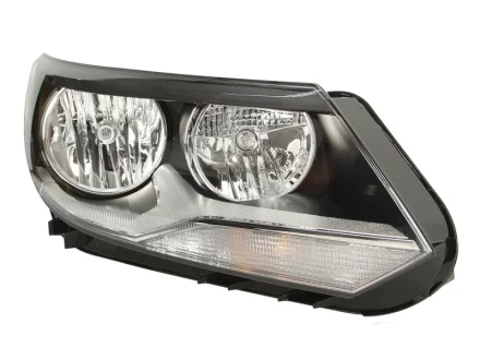 VW Фара основна галоген,з мотором,H15 H7 PY21W W5W прав.Tiguan 11- HELLA 1EL 010 749221