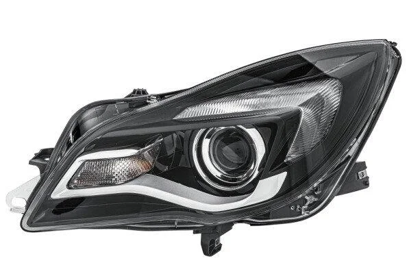OPEL Фара основная галоген с мотором,с лампами AVL HIR2 PY21W W21W с дневн.светом лів.Insignia 08/13 - HELLA 1EL 011 165711 (фото 1)