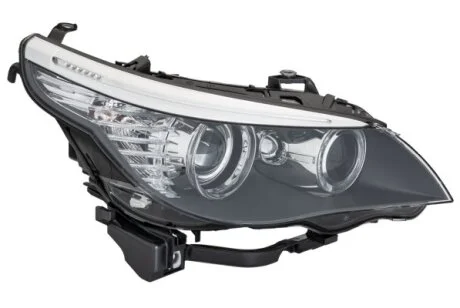 BMW Фара основная Bi-Xenon с мотором,без ламп,без предвкл.прибора D1S H8 PY21W с девн.светом прав.5 E60 07- HELLA 1EL 164 908001