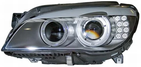 BMW фара основна Bi-Xenon з мотором,без ламп,без предвкл.приладу D1S H8 з денний.світлом прав.7 F01 08- HELLA 1EL 354 689021