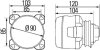 Фара лів/прав 90 mm Classic (H7) FENDT 819 VARIO, 822 VARIO, 824 VARIO, 826 VARIO, 828 VARIO, 922 VARIO, 924 VARIO, 927 VARIO, 930 VARIO, 933 VARIO, 936 VARIO, 939 VARIO HELLA 1K0008191011 (фото 2)