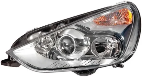 FORD фара основна Bi-Xenon з мотором,без газоразр.лампи з лампами розжарювання,без предвк.приладу D1S/H1 PY21W лів.Galaxy,S-Max 06- HELLA 1ZS 009 250791