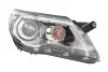 VW фара основна Bi- Xenon (з мотором, без газоразр.лампи D1S/H7 PY21W W5W прав. Tiguan 07- HELLA 1ZS 009 549221 (фото 1)