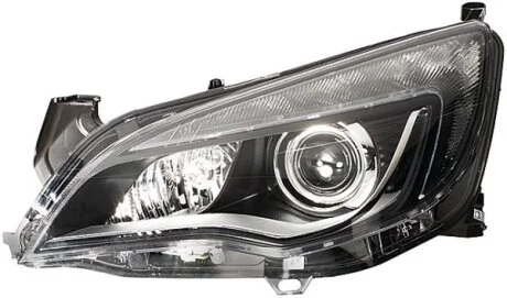 OPEL Фара основная Bi-Xenon с мотором,без газоразр.лампы D1S H11 прав.Astra J 09- HELLA 1ZT 010 012421