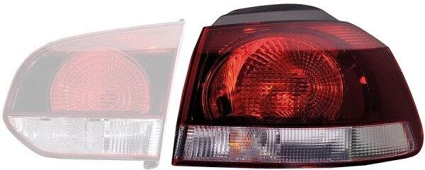 VW Задній ліхтар лівий W16W, WY21W GOLF VI (5K1) HELLA 2SD 009 922131 (фото 1)