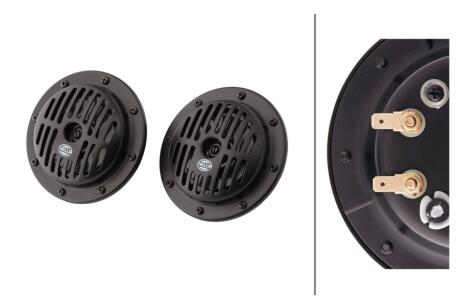 Звуковой сигнал черный 310/380,72,12,61,143 HELLA 3CB 004 811-042