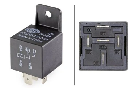 Реле 12 В, 30A/40A, 5 -пол., від -40 °C, до 125 °C HELLA 4RD 933 332361