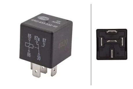 Реле робочого струму 12V, 30A/40A 5 пол. HELLA 4RD 933 332401