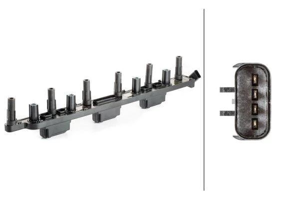 JEEP Котушка запалювання Cherokee/Grand Cherokee, Wrangler I/II 4,0 92-07 HELLA 5DA 230 035491 (фото 1)
