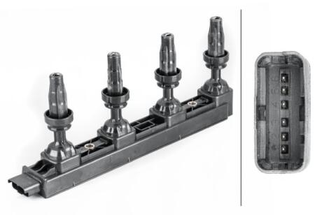 PEUGEOT Котушка запалювання 301 1.6 12-, 208 1.6 19-, 308 1.6 14-, CITROEN HELLA 5DA 358 057-861
