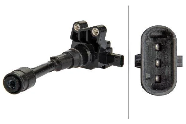 FORD Котушка запалювання B-Max, C-Max II, Fiesta, Focus III, Mondeo V, Transit Connect 1.0 EcoBoost 12- HELLA 5DA 358 168621 (фото 1)