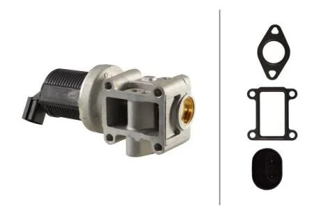 OPEL Клапан EGR Astra H,Signum,Vectra C,Zafira B 1.9CDTI 04-,Fiat,Alfa Romeo 156,Lancia HELLA 6NU 010 171401