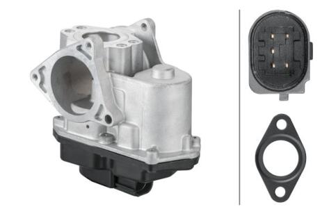 VW клапан ВГ EGR Audi A3,4,5,6,Q5,Seat,Skoda Octavia,SuperB,Golf V,VI,Passat 2.0TDI 05- HELLA 6NU 010 171-801