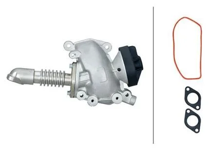 MERCEDES-BENZ Клапан системи рециркуляції ВГ SPRINTER 2-t, SPRINTER 3-t, SPRINTER 4-t HELLA 6NU 014 865131