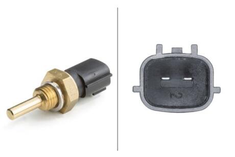 Датчик, температура оливи HELLA 6PT 009 107-531
