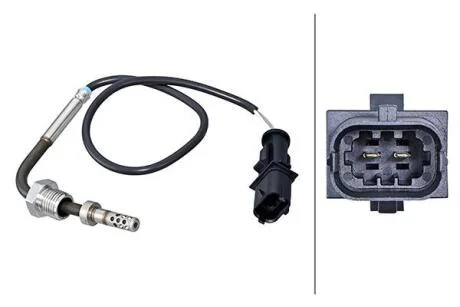 JEEP Датчик температури відпрацьованих газів GRAND CHEROKEE IV 3.0 11- HELLA 6PT 010 376481