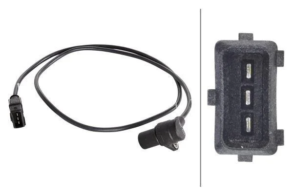 OPEL датчик числа обертів к/вала Kadett, Omega, Vectra 1.8/2.0 HELLA 6PU 009 146151 (фото 1)