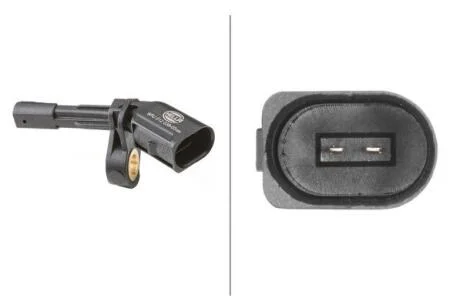 VW Датчик ABS задн.лів.T5, Passat 00-, SKODA Octavia 04-,Superb 08- HELLA 6PU 012 039031