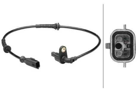 RENAULT датчик ABS задн. прав. Duster HELLA 6PU 012 679121