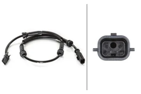 RENAULT датчик ABS передн.Trafic II (прямокутний розєм) 06- HELLA 6PU 012 806301