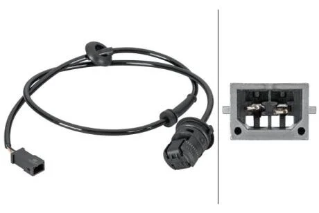 AUDI Датчик ABS A6 C4 (4A2) 2.8 95-, A6 C5 (4B2) 2.4 01- HELLA 6PU 012 806791