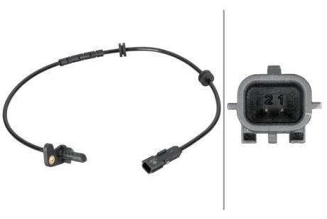 RENAULT датчик ABS задн.лів.Captur, Clio IV 12- HELLA 6PU 012 806881