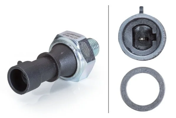 OPEL Датчик тиску оливи Astra H 1,7 04-, Meriva 1,7DTI/CDTI 06-, Vectra C 3,0CDTI 05-. HELLA 6ZL 014 396031 (фото 1)