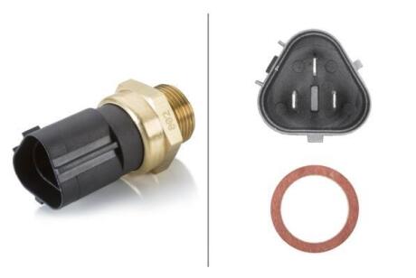 VW Датчик вмикання вентилятора Audi A3,Skoda Fabia,Octavia,Roomster,Caddy III,Golf IV,V,Polo,Touareg 4.2/6.0 HELLA 6ZT 007 800-111